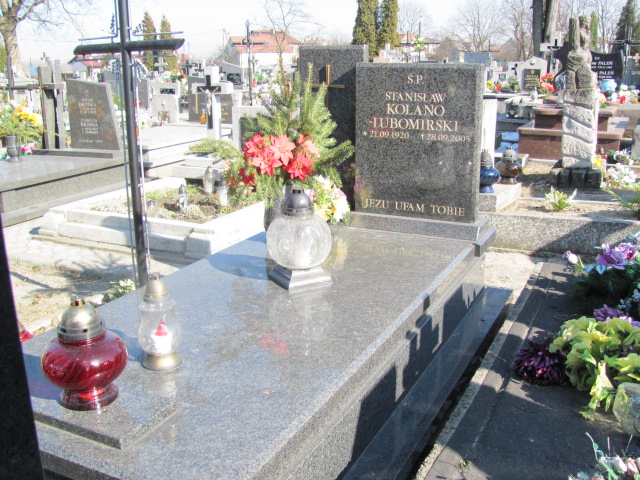 Grób Stanisław Kolano Lubomirski